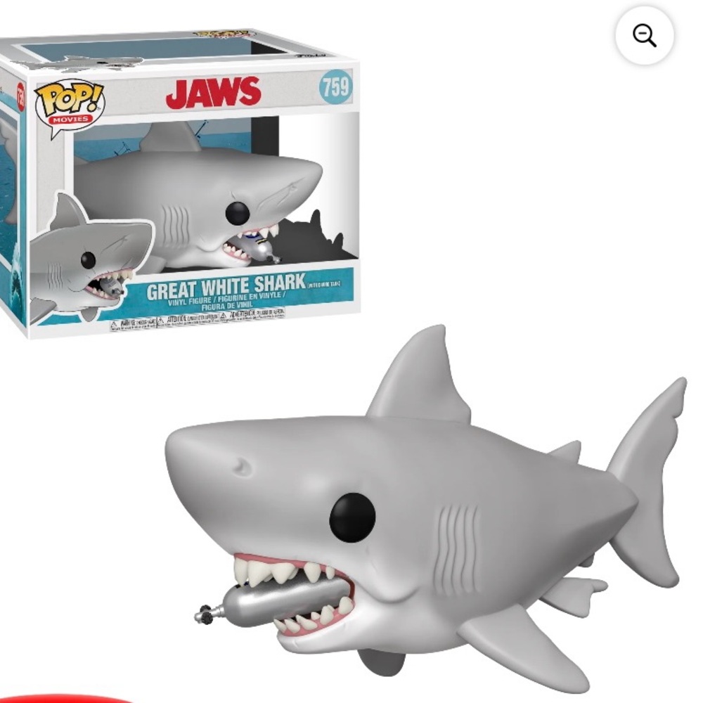Funko POP! Movies Jaws: Jaws (With Diving Tank) Vinyl Figure NIB